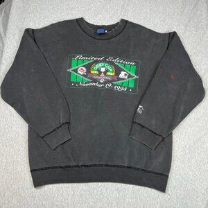 Vintage Distressed Limited Edition 1995 Saskatchewan Grey Cup Starter Crewneck L